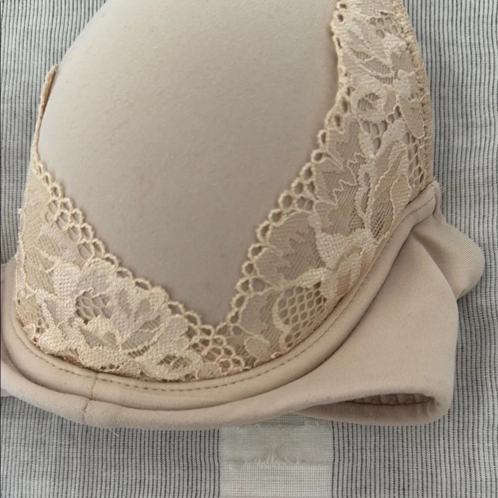 Soma Embraceable Perfect Coverage Nude Lace Bra, 32C